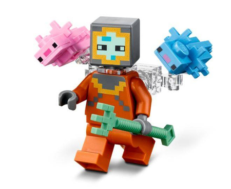 Lego Minecraft Klocki Walka ze Strażnikami 21180