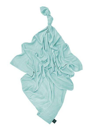 Bocioland Pieluszka Bambusowa 120x120 Chmurki Aqua BOC0341