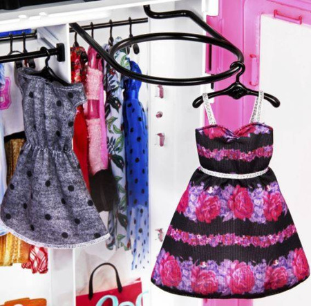 Mattel Barbie Szafa na Ubranka + lalka GBK12