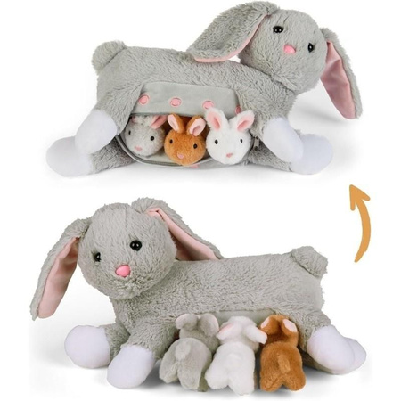 Mamanimals Pluszak Króliczek Mama z Małymi