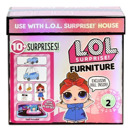 M.G.A. Entertainment L. O. L. Lol Surpise Mebelki z Lalką SAMOCHÓD