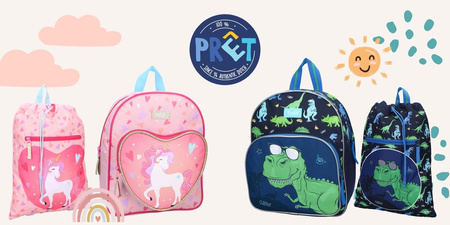 Pret Worek plecak Happy Unicorn pink