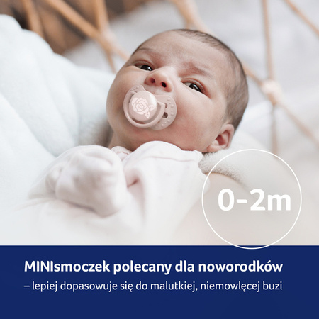 Lovi Smoczek Silikonowy Dynamiczny 0-2m 2 szt Baby Shower Girl 22/900girl