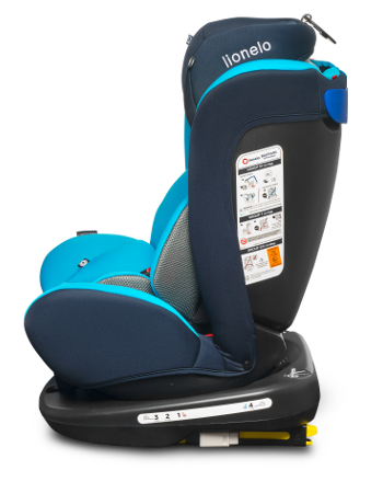 Lionelo Bastiaan 360° Fotelik Samochodowy 0-36kg Blue/Black