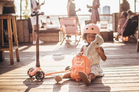 Scootandride Kask Dla Dzieci S-M Rose