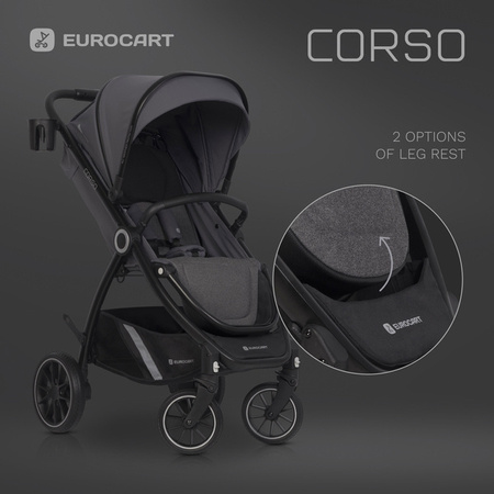 Euro-Cart Corso Wózek Spacerowy Iron 2023