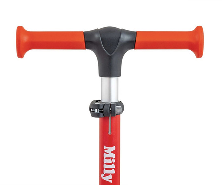 Milly Mally Fuzzy Trójkołowa Hulajnoga Balansująca z Siedziskiem Red