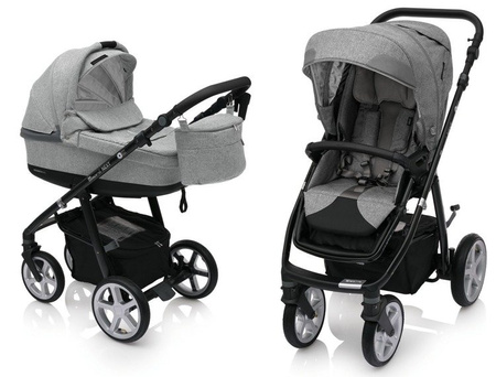 Espiro Next Wózek Głęboko-Spacerowy Flow 2019 - 07 Stylish Gray