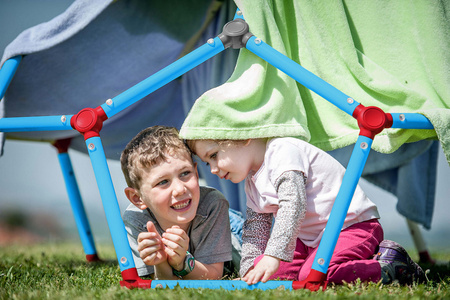 Lil'Monkey Dome Climber Drabinka - Małpi gaj / Domowy Plac Zabaw - Niebieski