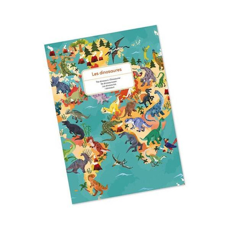 Janod Puzzle Edukacyjne z Figurkami 3D Dinozaury 200 elementów 6+