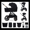 Kinderkraft Nea 2 Wózek Głęboko-Spacerowy 2w1 Midnight Black