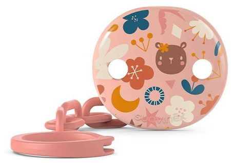 Suavinex Klips do Smoczka Forest Różowy