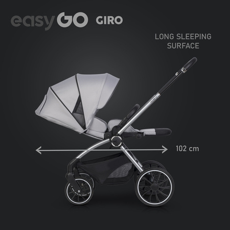 EasyGo Giro Wózek Głęboko-Spacerowy Cloudy Gray