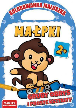 Martel Kolorowanka Maluszka. Małpki
