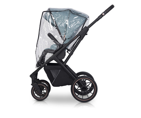 Cavoe Axo Shine Wózek Głęboko-Spacerowy 2w1 + Torba + Adaptery Boho Green