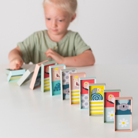 Taf Toys Domino Rally XL Edukacyjna Gra i Zabawa dla Maluchów