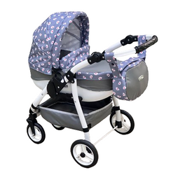 Adbor Lily Wózek dla Lalek Sport Niebieski Ls-09