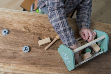 Dantoy Drewniana skrzynka z narzędziami