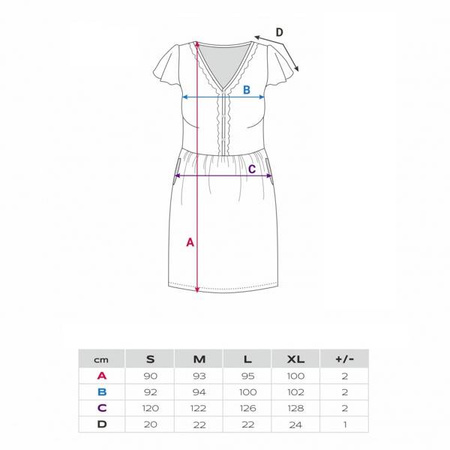 Eevi Linda Koszula Ciążowa Beżowa w Stokrotki Rozmiar XL