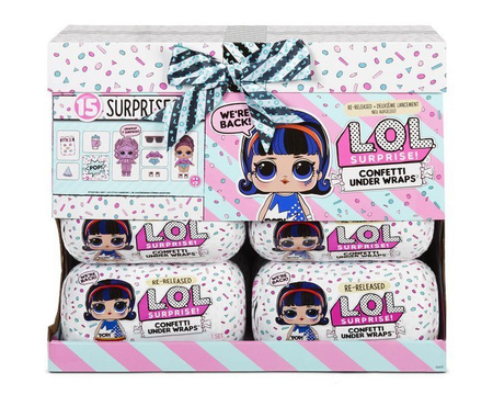 L.O.L lol LOL Laleczka Surprise Confetti Under Wraps PDQ 571469