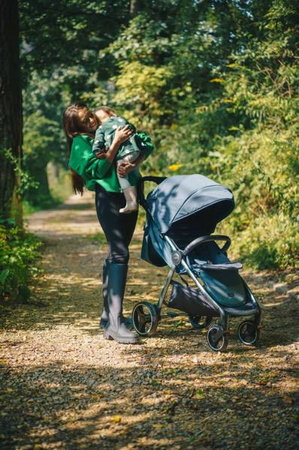 Espiro Wave Wózek Spacerowy 107 Silver Grey