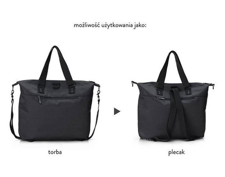 Easywalker Torba Do Wózka z Przewijakiem i Organizerem Jet Black Uniwersalna