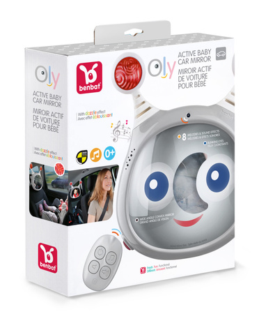 Benbat Lusterko Aktywne Do Samochodu Szare