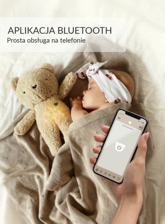 Szumisie Szumiący Miś Duo 7w1 App Z Termoforkiem - Beżowy