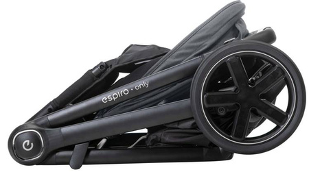 Espiro Only Way 2023 Wózek Spacerowy Koła Żelowe 210 Stylish Black