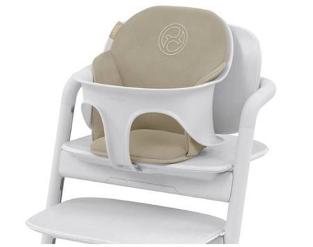 Cybex Lemo Krzesełko Do Karmienia + Komfortowa Wkładka Sand White