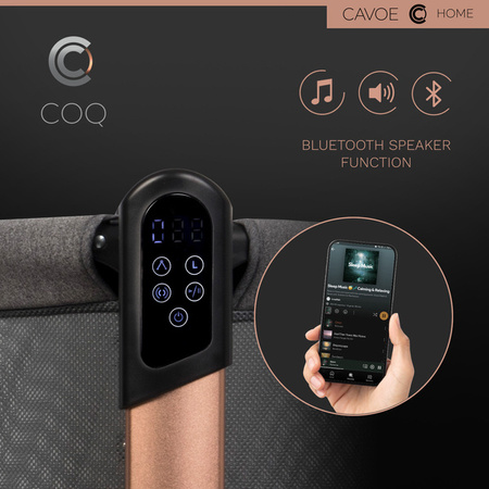 Cavoe Elektryczna kołyska łóżeczko 4w1 COQ Meteorite