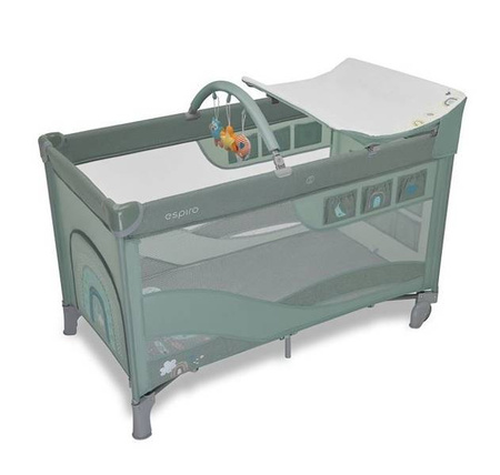 Espiro Dream Łóżeczko Dziecięce z Przewijakiem 104 Green Memories