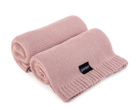 Poofi Pure Kocyk Bambusowy Vintage Pink