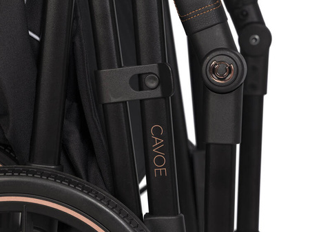 Cavoe Axo Style Wózek Głęboko-Spacerowy 2w1 + Adaptery Meteorite