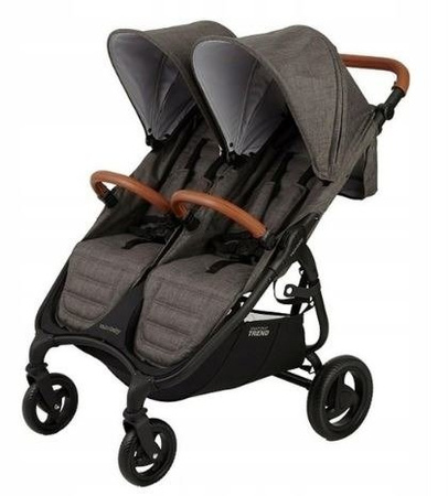 Valco Trend Duo Tailor Made Wózek Spacerowy Bliźniaczy Charcoal