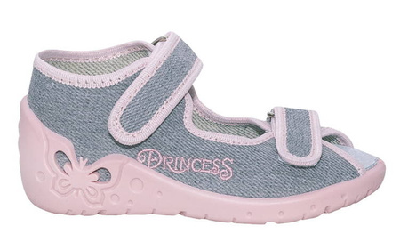 Zetpol Kapcie Dziewczęce Oliwia Szare Rozmiar 23