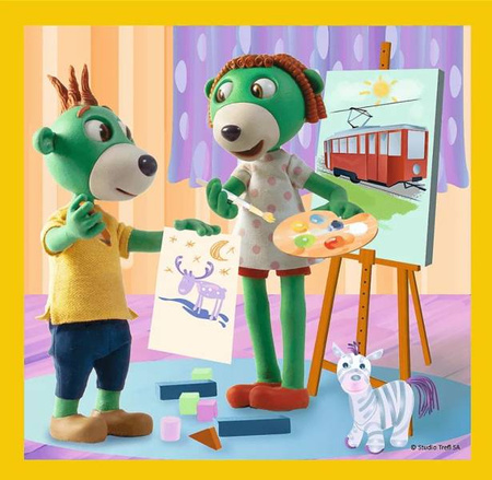 Trefl Puzzle Razem jest Wesoło