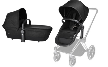 Cybex Priam Light 2w1 Siedzisko-Gondola Happy Black