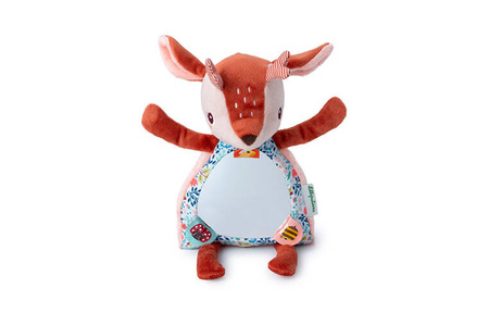 Lilliputiens Przytulanka aktywizująca z lusterkiem "A kuku" Sarenka Stella 6 m+