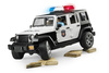 Bruder Jeep Wrangler Unlimited Rubicon Policyjny z Figurką Policjanta