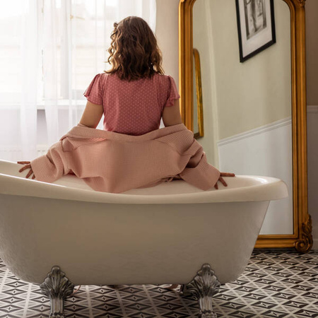 Eevi Linda Koszula Ciążowa Różowa Serca Rozmiar S