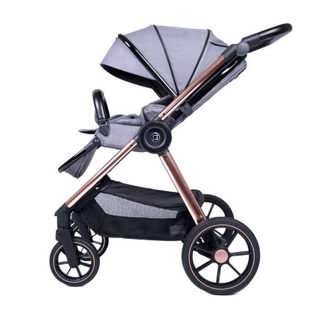 Zokky Ozz Wózek Głęboko-Spacerowy 2w1 Grey Stone