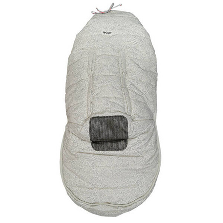 Lodger Wodoodporny Zimowy Śpiworek Do Wózka Szary Taslon Drizzle