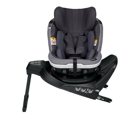 BeSafe Izi Turn M i-Size Fotelik Samochodowy Obrotowy 0-18 kg Metaliczny Melange 02