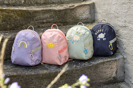 Lassig Plecak mini Tiny Outdoor Rainbow pastel lilac