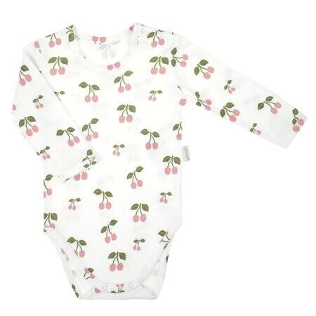 Nicol Body Bawełniane Długi Rękaw Wisienki Rozmiar 86