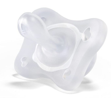 Chicco Smoczek Uspokajający Physioforma Mini Soft Silikonowy 0-2m Boy 2 Szt Girl