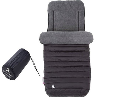 CuddleCo Comfi-Snug Śpiworek Wkładka 2w1 do Wózka Czarny
