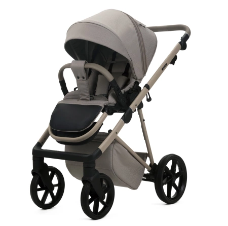 Adamex QUANTUM NATURA Wózek Głęboko-Spacerowy QN-4 Cappuccino