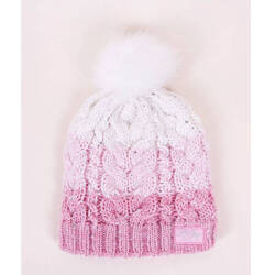 Yo! Zimowa Czapka Dziewczęca Ocieplana z Pomponem 50-52